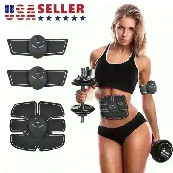 ABS Arms Leg Electric Muscle Strengthening & Fat Burning Stimulater New - Picture 2 of 9